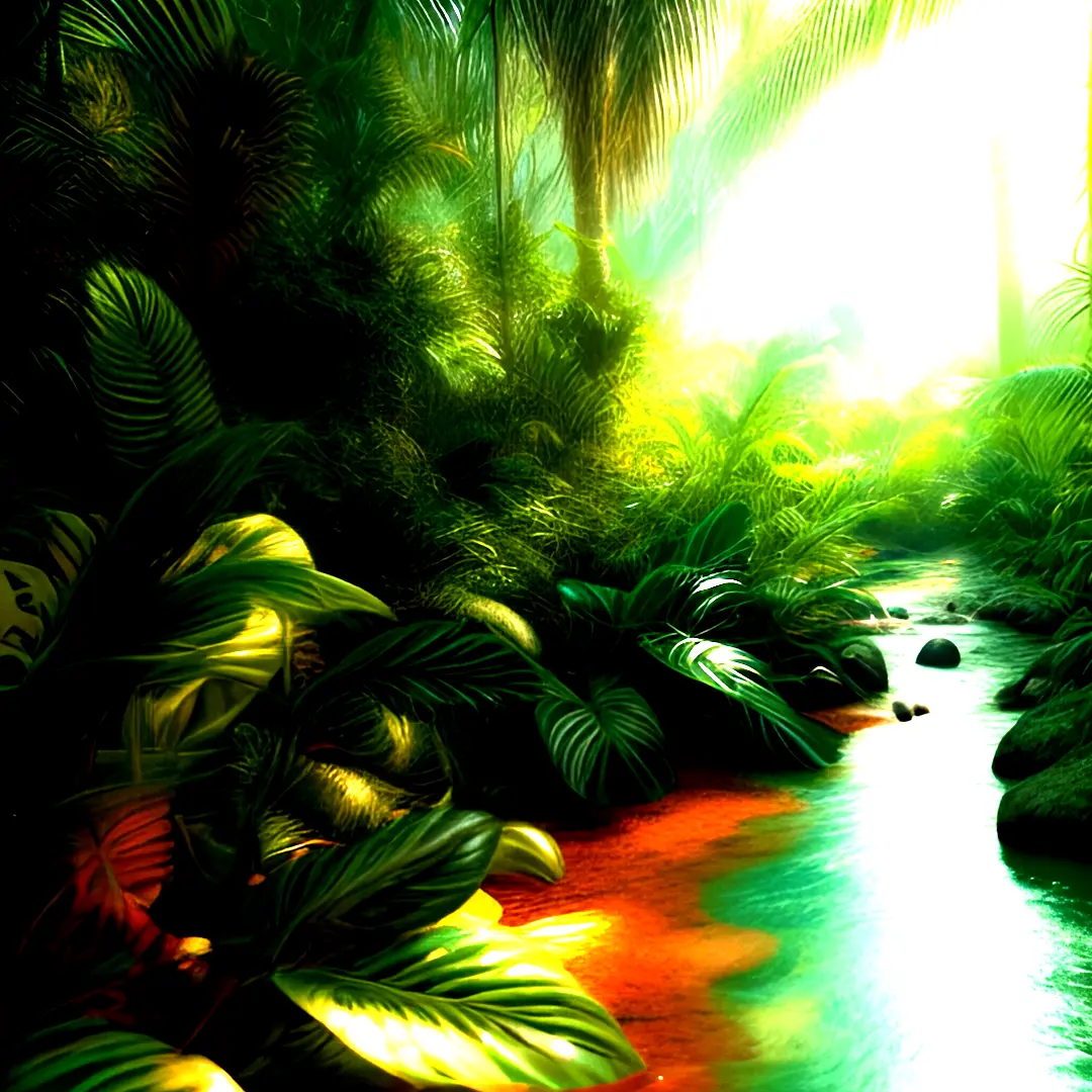 Frame do filme SOMOS - floresta atravessada pela luz